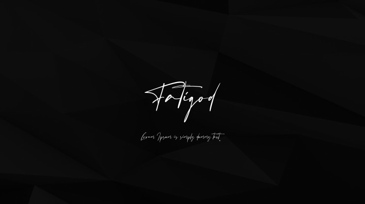 Fatigod Font
