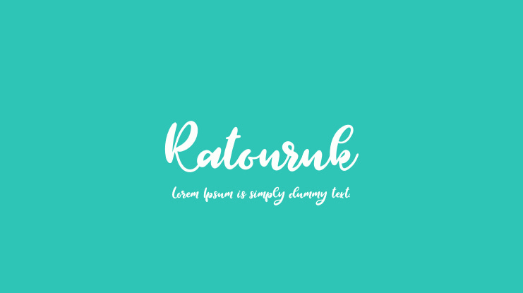 Ratouruk Font