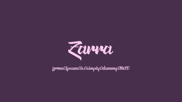 Zarra Font