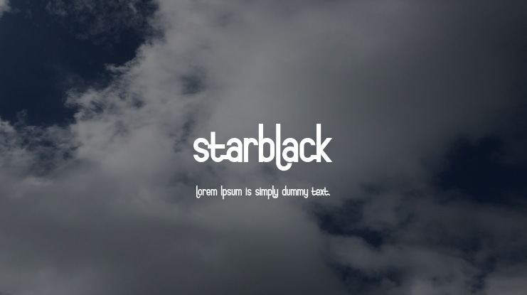 starblack Font