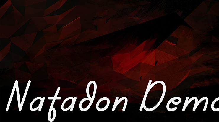 Natadon Demo Font