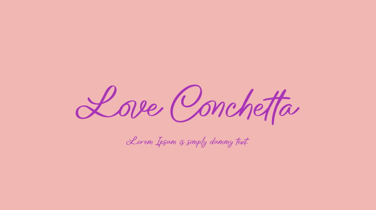 Love Conchetta Font
