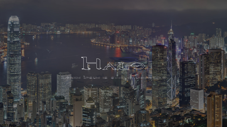 Halo Font Family