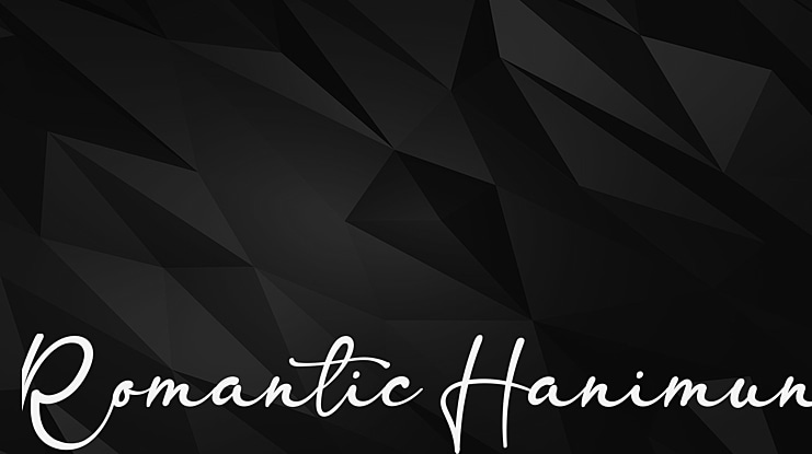 Romantic Hanimun Font