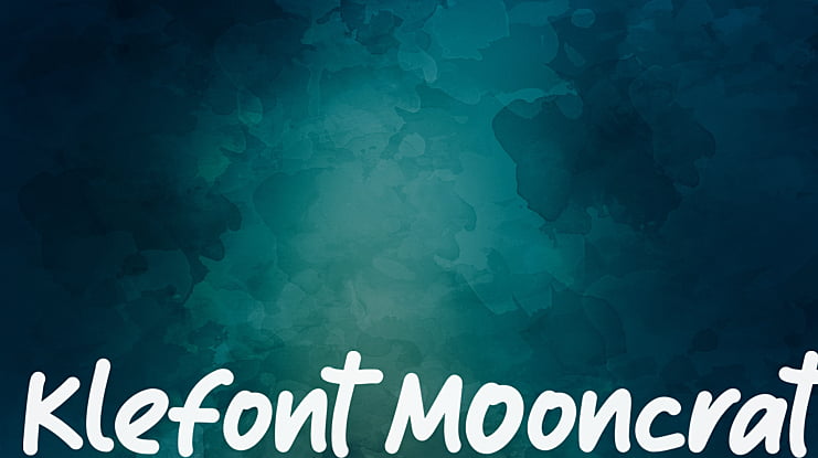 Klefont Mooncrat Font
