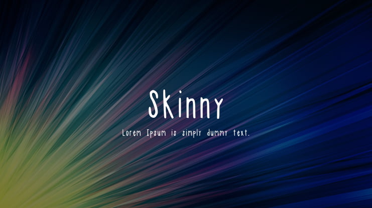 Skinny Font