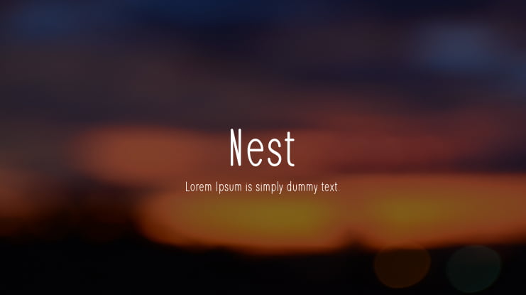 Nest Font