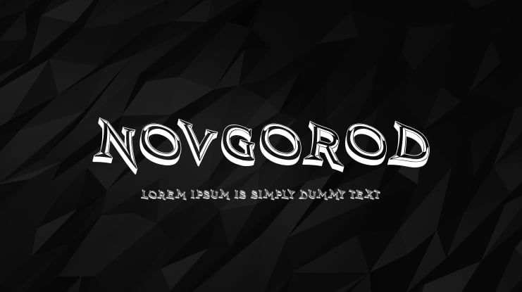 Novgorod Font