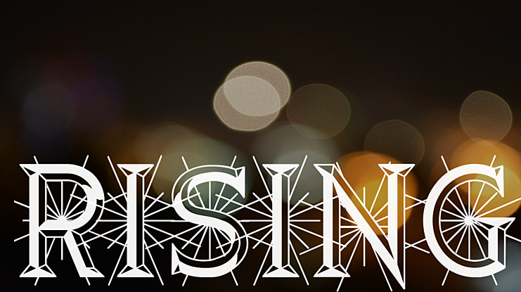 Rising Font