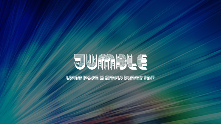 Jumble Font