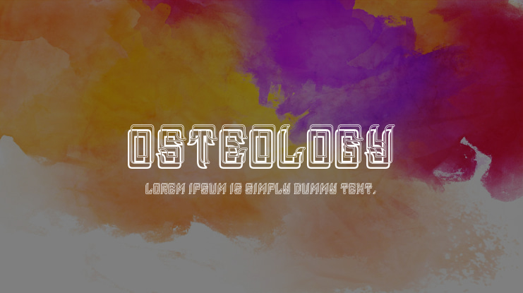 Osteology Font