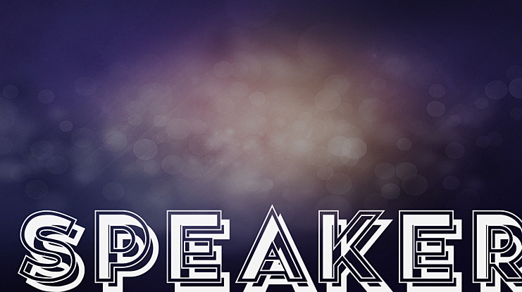 Speaker Font
