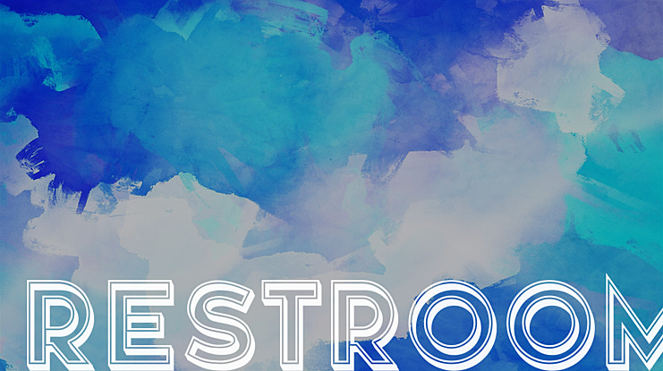 Restroom Font