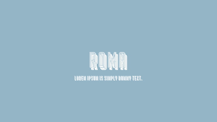 Roma Font