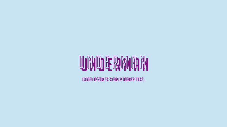Underman Font Family