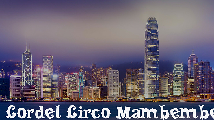 Cordel Circo Mambembe Font