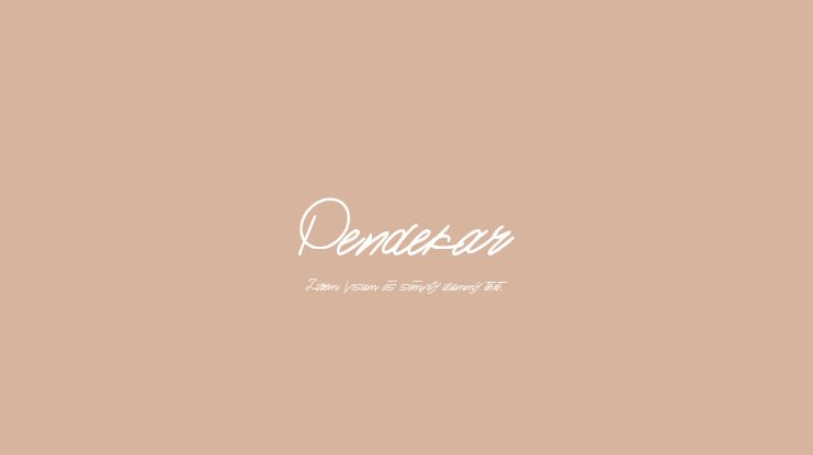 Pendekar Font
