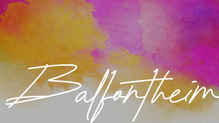 Balfontheim Font
