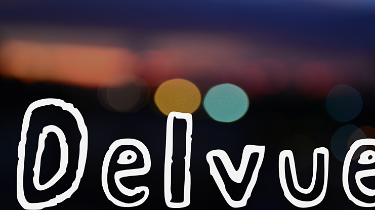 Delvue 3 Font