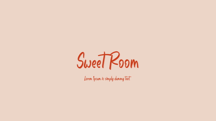 Sweet Room Font