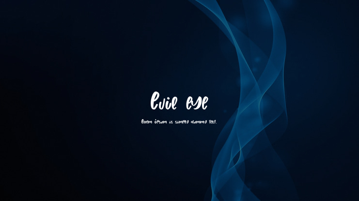 Evil eye Font