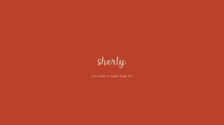sherly Font
