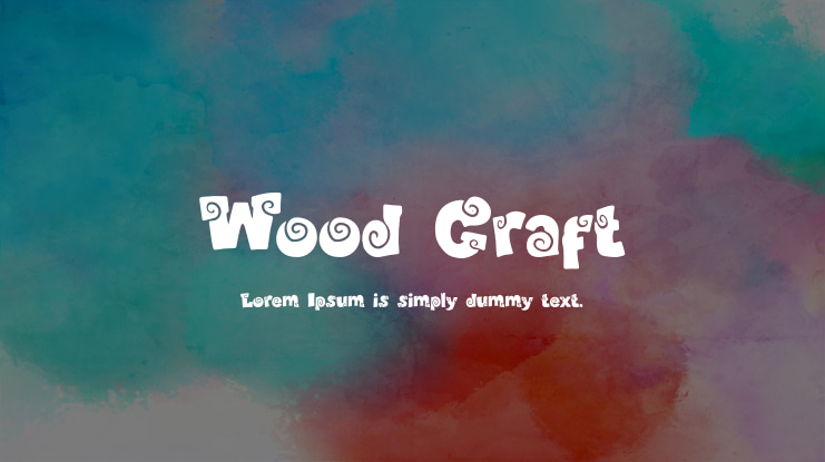 Wood Craft Font