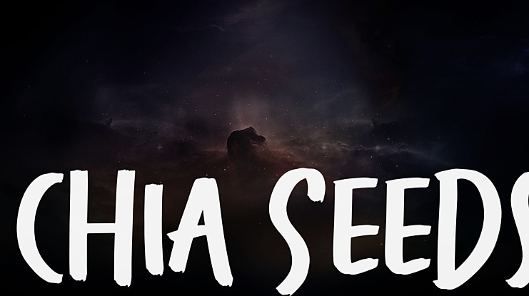 Chia Seeds Font