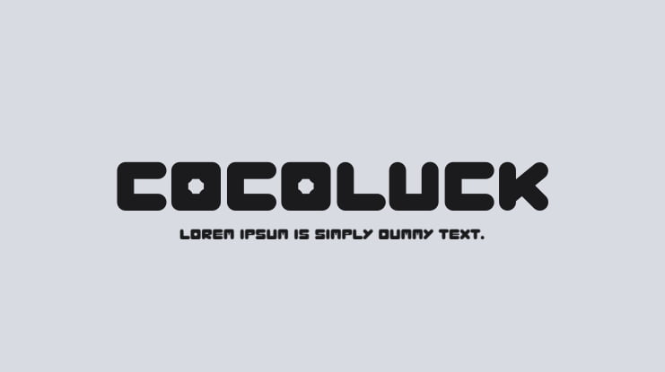 Cocoluck Font
