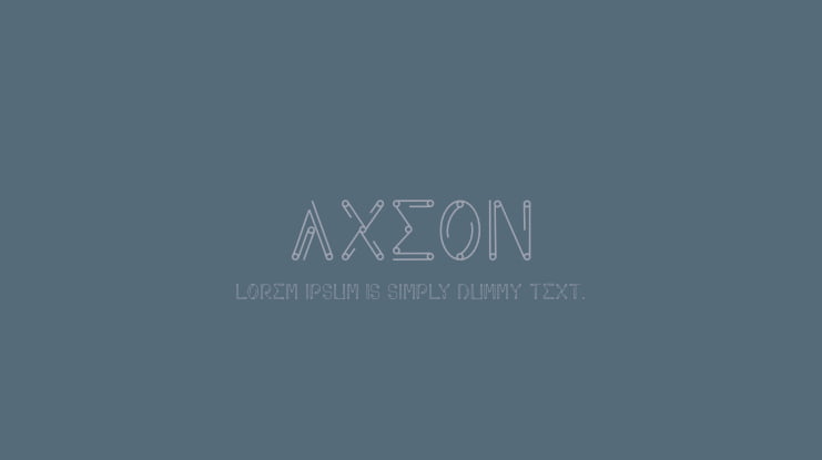 AXEON Font