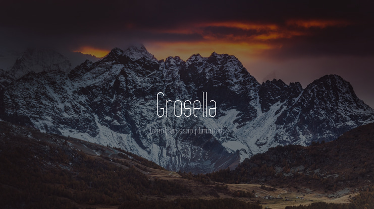 Grosella Font