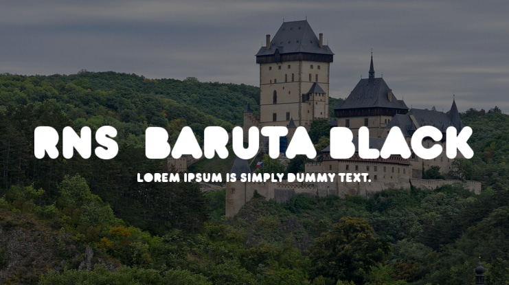 RNS  Baruta Black Font