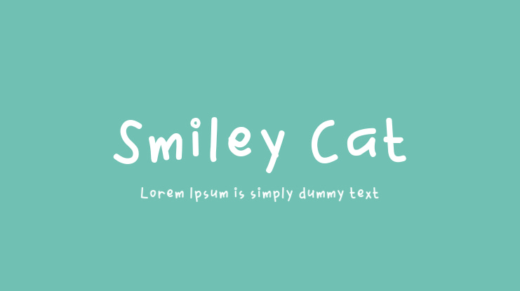 Smiley Cat Font