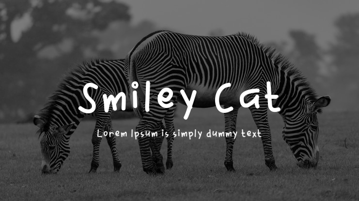 Smiley Cat Font
