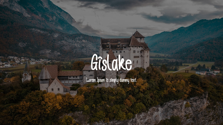 Gislake Font