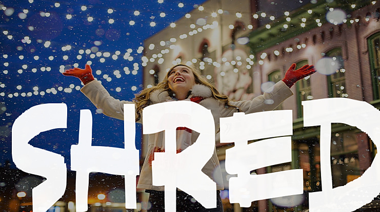 SHRED Font