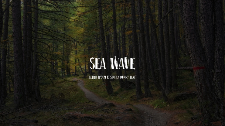 SEA WAVE Font