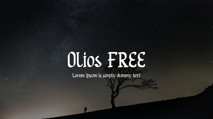 Olios FREE Font