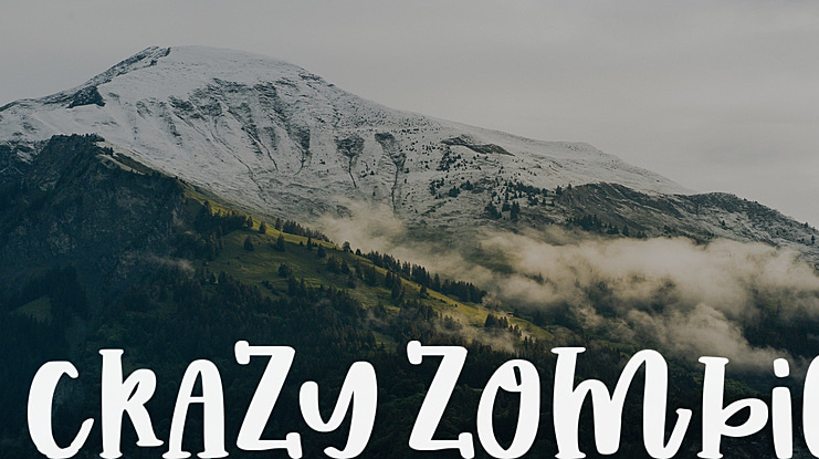 CRAZY ZOMBIE Font