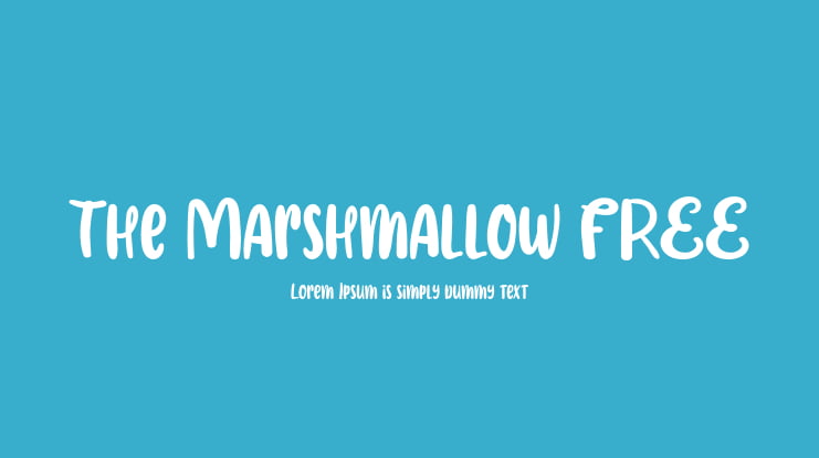 The Marshmallow FREE Font