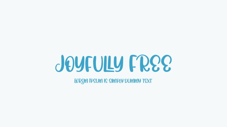 Joyfully FREE Font