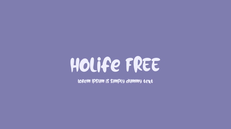 Holife FREE Font