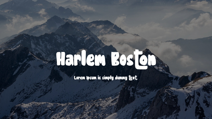 Harlem Boston Font