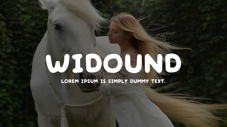 Widound Font