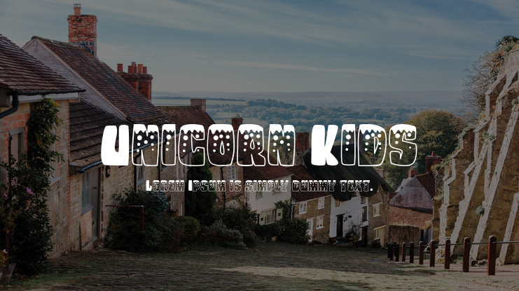 Unicorn Kids Font