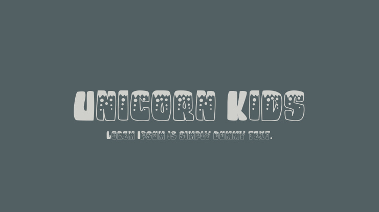 Unicorn Kids Font