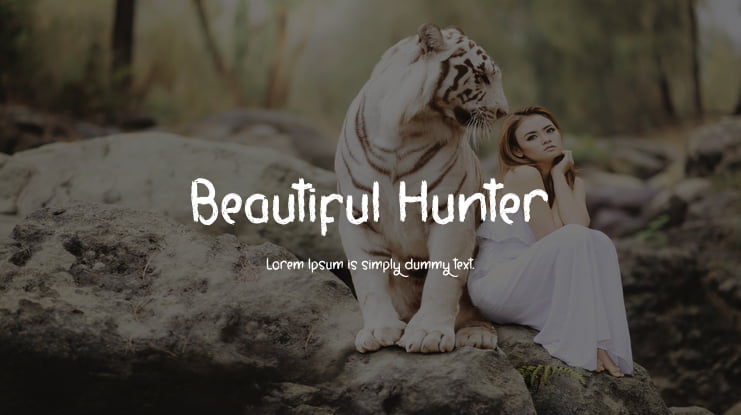 Beautiful Hunter Font
