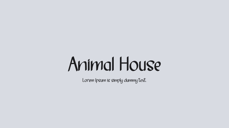 Animal House Font