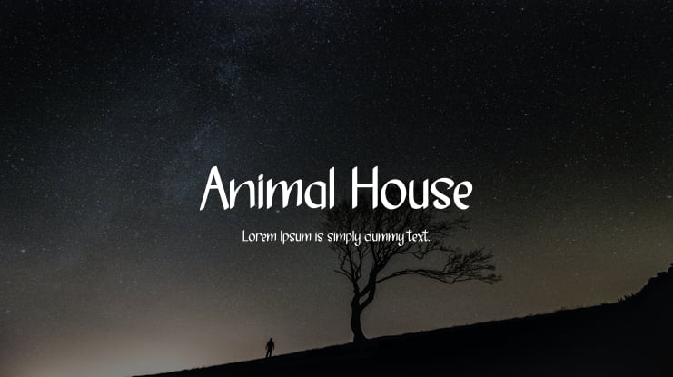 Animal House Font