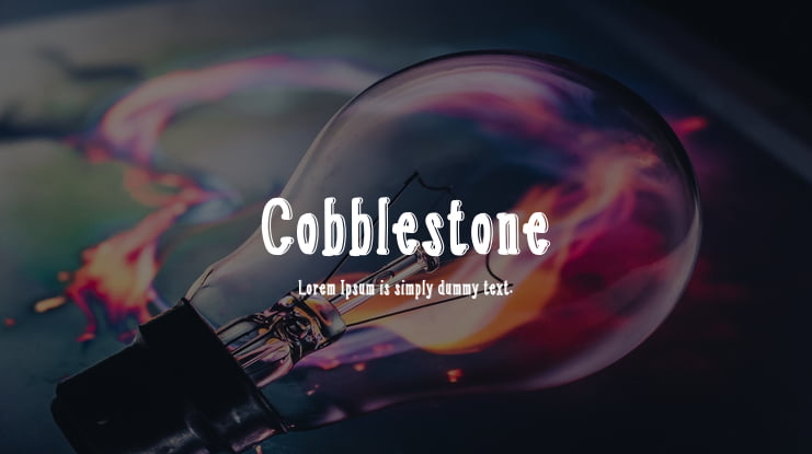 Cobblestone Font